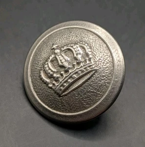 World War One WW1 German Imperial Army 20.4mm White Metal Button - Picture 1 of 2