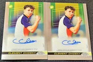 2024 Topps Chrome Tennis Auto Clement Chidekh Rookie RC #TCA (2) - Picture 1 of 2