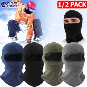 Sombrero de pasamontañas cuello máscara facial invierno térmica a prueba de viento para esquí ciclismo hombres mujeres - Imagen 1 de 24