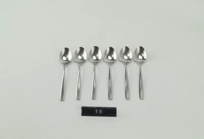 WMF London 6 Teelöffel Cromargan kleine Löffel 13cm - Bild 1 von 4