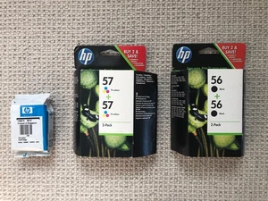 HP 56 Black & HP 57 Tri-Colour Ink Cartridges - Picture 1 of 6
