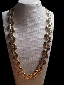 Collar dorado vintage firmado por Napier 21 pulgadas - Imagen 1 de 4