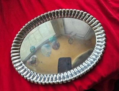 RARO PLATO BANDEJA OVALADA CAÑA BARTON ESTERLINA con fecha 1942 Foto 1 de 4