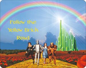 Wizard Of Oz Follow The Yellowbrick Road Mouse Mat