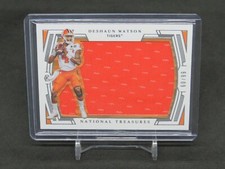 2020 PANINI NATIONAL TREASURES COLLEGIATE DESHAUN WATSON JUMBO PATCH /99 MO
