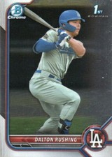 2022 Bowman Draft Chrome #BDC-84 - Dalton Rushing (1st Bowman Card)