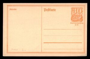 MayfairStamps Germany 5 Pfennig Orange Trim Mint Stationery Card www_65713