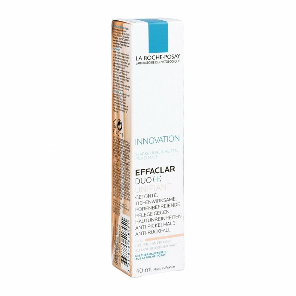LA ROCHE-POSAY 2x La Roche Posay Effaclar Duo+ Unifiant(Hell) 40 ml, ,PZN 12341031