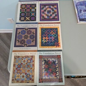 Foundation Piecer Magazine - - Quilting - Lot of 6 Magazines volume 3 #1-6 - Picture 1 of 3
