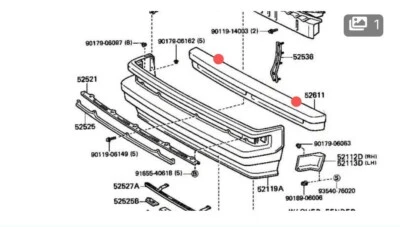Parachoques delantero Toyota Celica Supra 1984 1985 relleno impacto choque soporte Foto 1 de 3