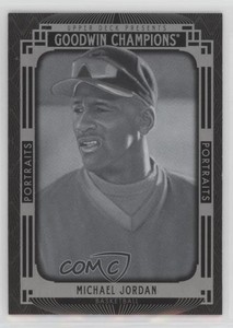 2015 Upper Deck Goodwin Champions Black and White Portraits Michael Jordan HOF