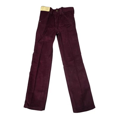 Wranglers Boys 915CWNS Pana 8 Slim Classics Rojo Oscuro Foto 1 de 4