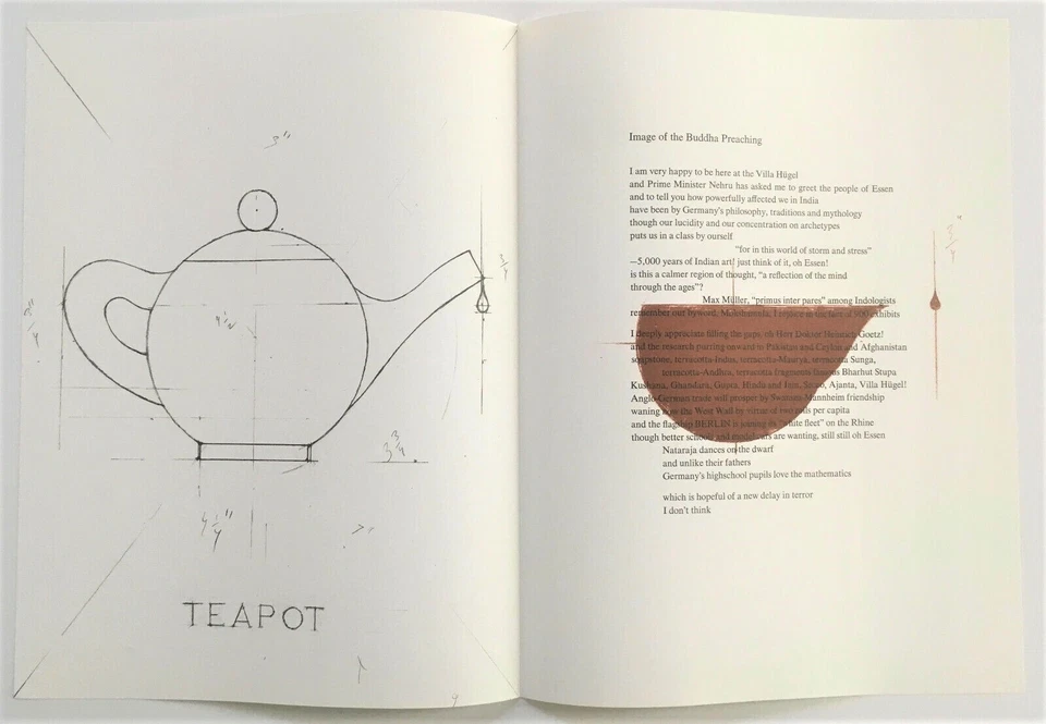 CLAES OLDENBURG 'Tetera' 1967 Edición Limitada Litografía Frank O'Hara en memoria de mi... Foto 1 de 4