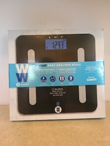 WW Scales by Conair Bluetooth Body Analysis Bathroom Scale, Measures Body Fat