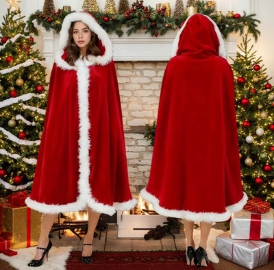 Roupa de Natal feminina fantasia de Papai Noel festa Natal cosplay terno - Imagem 1 de 4