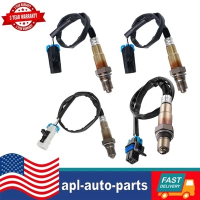 4PCS Ups+Down O2 Oxygen Sensor For 2008-2011 Cadillac CTS 3.6L V6 Auto trans. - Image 1 of 4
