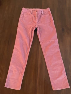 Jcrew Girls Size 14 / straight leg corduroy pant, BJ227, WASHED PEONY Pink - Picture 1 of 4