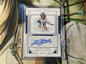 2016 National Treasures Collegiate Signatures /25 Paxton Lynch Rookie Auto RC - Picture 1 of 9