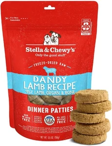 Stella & Chewy's Freeze-Dried Raw Dinner Patties - Dandy Lamb Recipe - Picture 1 of 11