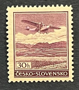 Travelstamps: Czechoslovakia Air Mail Stamps Scott #C9 Mint MNH OG - Picture 1 of 5