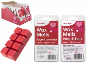 With Love Scented Wax Melts Pack of 8 Gift Mother's Day Candle - Picture 1 of 1