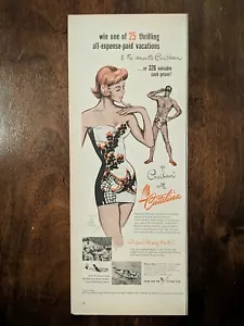 1951 costume da bagno vintage Catalina stampa annuncio. Vai Caraibi post seconda guerra mondiale - Foto 1 di 1