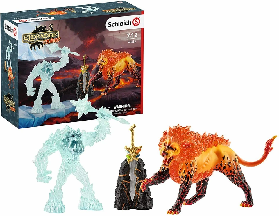 42455 Schleich Battle for The Superweapon - Frost Monster Vs. Fire Lion Eldrador