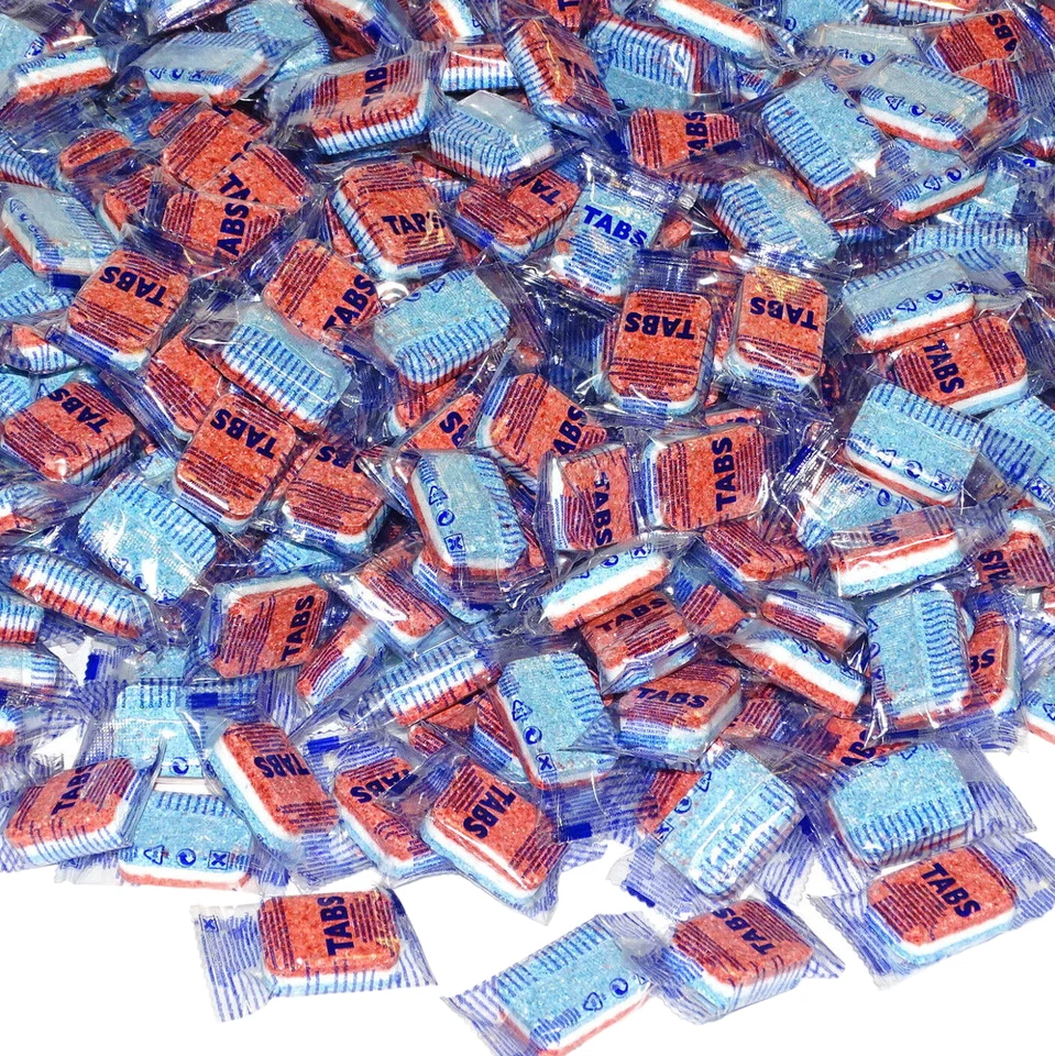 10kg Spülmaschinentabs ca 500 Stück Geschirrspültabs 12in1 20g/Tab rot-weiß-blau - Bild 1 von 3