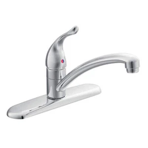 MOEN 67425 Low Arc,Chrome,Moen,Chateau,Cast Metal 40D685 - Picture 1 of 2