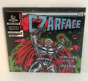 CZARFACE every hero needs a 2Lp LIGHT BLUE/CLEAR w/Splat Vinyl Record SEALED/NEW - Picture 1 of 3