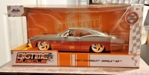 Jada 1967 Chevy Impala SS 1:24 coche diecast BigTime Muscle 3364 - Imagen 1 de 5