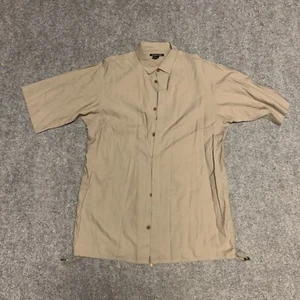 Blank Helmut Lang Short Sleeve Button Up Shirt Mens Medium Designer Y2K - Picture 1 of 10