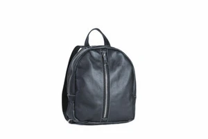 ZAINO IN VERA PELLE ARTIGIANATO ITALIANO MOD. VICTORIA-NERO - Picture 1 of 6