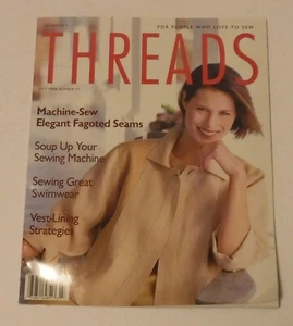 Threads Magazine June/July 1998 Machine Sew Elegant Fagoted Seams - Picture 1 of 1