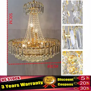 K9 Modern Ceiling Light Lamp Pendant Fixture Lighting Elegant Crystal Chandelier - Picture 1 of 17