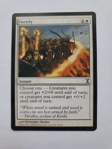 MTG Magic The Gathering Card Fortify Instant White Time Spiral - Picture 1 of 2