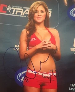 Brittney Palmer Ring Girl Signed 8x10 UFC Photo - Picture 1 of 1