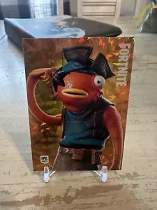 2019 Panini Fortnite Serie 1 Italia Stampa #187 Fishstick Crystal Shard Ice - Foto 1 di 8