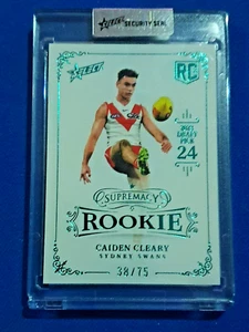 2024 Select AFL Supremacy Blue Rookie - Caiden CLEARY, SYDNEY SWANS - 38/75 - Picture 1 of 3
