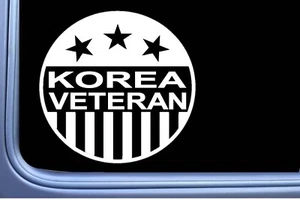 Korea War Veteran decal sticker OS 412 6 inch - Picture 1 of 1