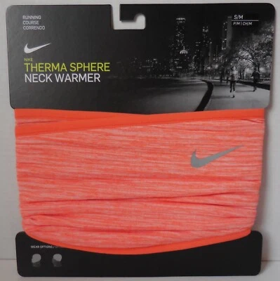 Nike Therma-Sphere Run Calentador de Cuello 3.0 Adulto Unisex Total Naranja/Plateado S/M Foto 1 de 3