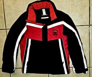 Wedze Kids Padded Snow Ski Jacket Child 14 Red Black White - Picture 1 of 7