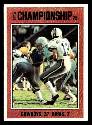 1976 Topps #331 1975 NFC Championship Excellent - Image 1 of 2