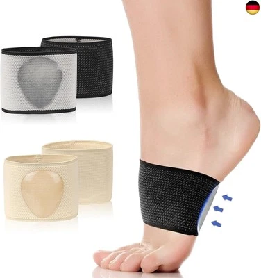 HAOXYO Fußbandage Mittelfuß,Bandage Fuss socken zur Schmerzlinderung bei Plattfüßen mit