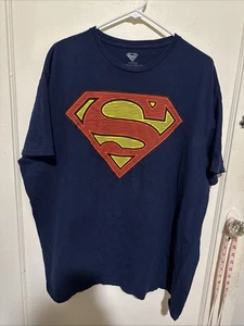 DC Comics Superman Classic Logo T-Shirt 2XL - Picture 1 of 7
