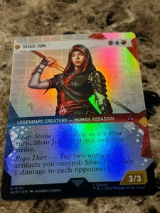 SHAO JUN Magic MTG Assassin's Creed Showcase Foil - Picture 1 of 2