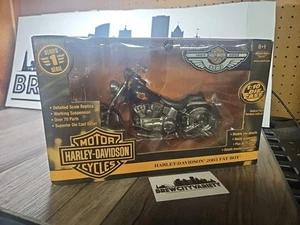 Harley-Davidson 2003 Fat Boy Ertl 1:10 Die-Cast Motorrad Serie 1 Beschreibung lesen - Bild 1 von 7