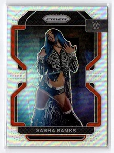 2022 Panini Prizm WWE Sasha Banks Silver 102 Parallel - Picture 1 of 2