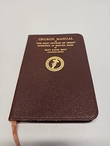 1936 Church Manual Of The First Church of Christ Mary Baker Eddy 89th Pocket - Bild 1 von 18