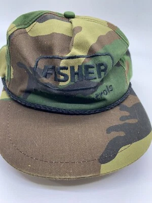 Camo hunting hat with snap-back adjustment "Fischer Controls" - Image 1 of 4